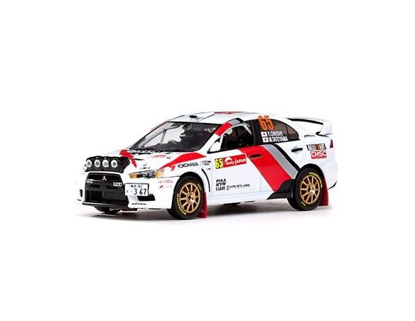 Vitesse VE43443 MITSUBISHI LANCER EVO X N.65 21th JAPAN RALLY 2010 ONISHI-TATEYAMA 1:43 Modellino