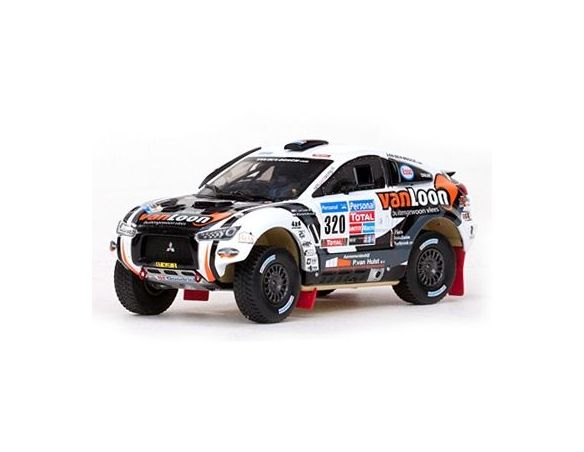 Vitesse VE43439 MITSUBISHI RACING LANCER N.320 11th DAKAR 2011 E.VAN LOON 1:43 Modellino