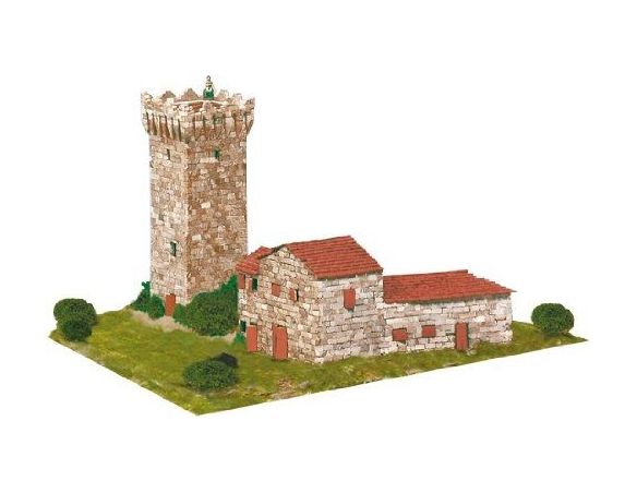 Aedes Ars AS1258 Torre de peraires PCS 2800 1:80 Kit Modellino Scatola rovinata