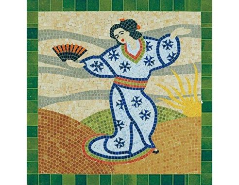 Aedes Ars AS5502 MOSAICO IN CERAMICA SMALTATA "GIAPPONESE" Kit Modellino