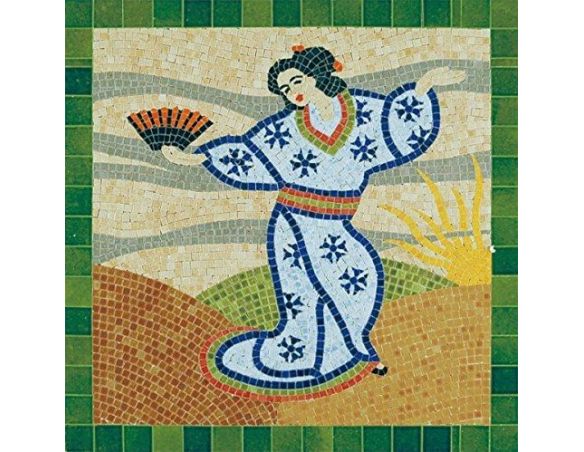 Aedes Ars AS5502 MOSAICO IN CERAMICA SMALTATA "GIAPPONESE" Kit Modellino