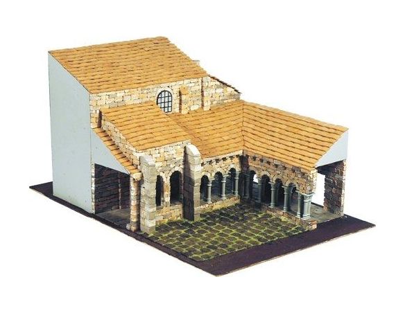 Domus Kits 40095 ROMANICA 18 Colegiata Sta. Juliana 1:50 Kit Modellino