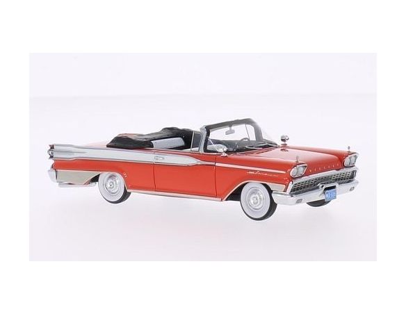 Neo Scale Models NEO46095 MERCURY PARKLANE CONVERTIBLE 1959 RED/WHITE 1:43 Modellino