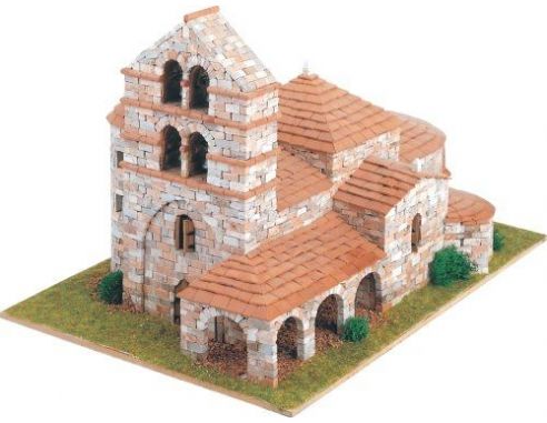 Domus Kits 40087 ROMANICA 10 S. Salvador de Cantamuda 1:85 Kit Modellino