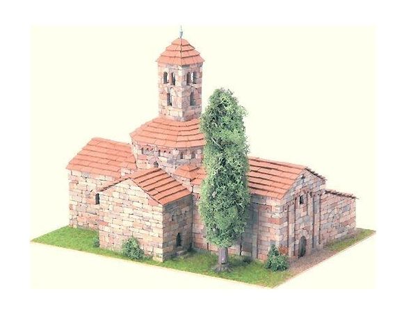 Domus Kits 40802 ROMANICA 7 St. Maria d' Egara 1:100 Kit Modellino