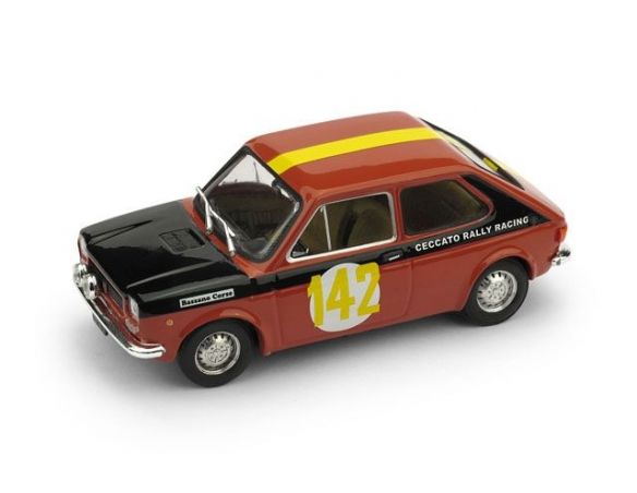 Brumm BM0553 FIAT 127 N.46 RALLY DUE VALLI 1972 PINO CECCATO 1:43 Modellino