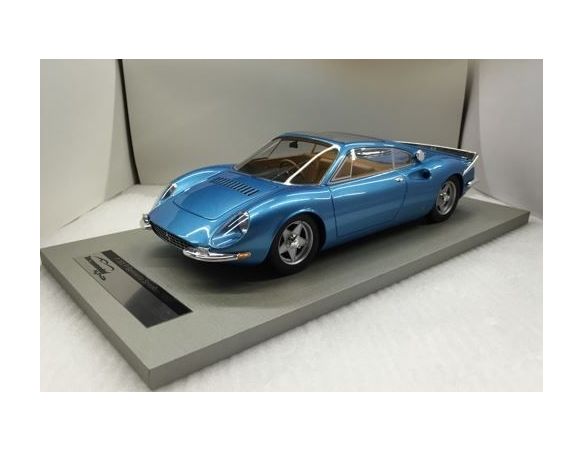 Tecnomodel TMD1819D FERRARI 365 P GIANNI AGNELLI 1967 AZZURRO CALIFORNIA 1:18 Modellino