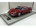 Tecnomodel TMD1819A FERRARIi 365 P GIANNI AGNELLI CAR 1967 RED WITH REARWING SILVER 1:18 Modellino