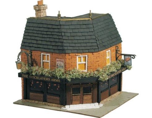 Domus Kits 40304 Country 7 "The Bricklayers Arms" Ristorante Pub 1:50 Kit Modellino