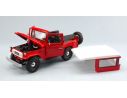 Motormax MTM79323RW TOYOTA FJ40 HARD TOP 1960 RED W/WHITE ROOF 1:24 Modellino