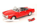Welly WE2013 PEUGEOT 404 CABRIO 1962 RED 1:24 Modellino