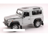 Welly WE2092S LAND ROVER DEFENDER 90 1984 SILVER 1:24 Modellino
