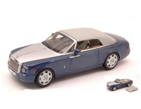 Kyosho KY5532MB ROLLS ROYCE PHANTOM D METALLIC BLUE/SILVER 1:43 Modellino