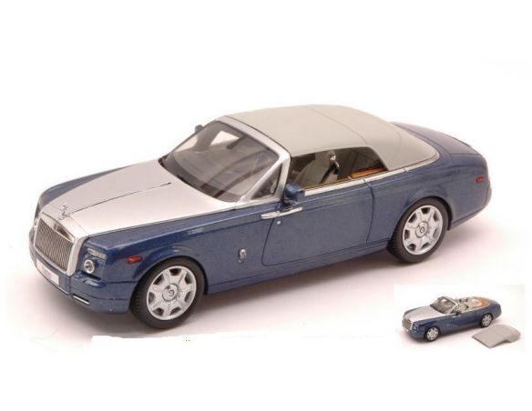 Kyosho KY5532MB ROLLS ROYCE PHANTOM D METALLIC BLUE/SILVER 1:43 Modellino