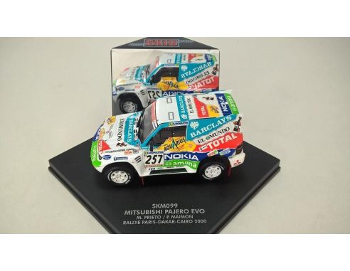 Skidmark M099 MITSUBISHI PAJERO EVO PARIS DAKAR Modellino