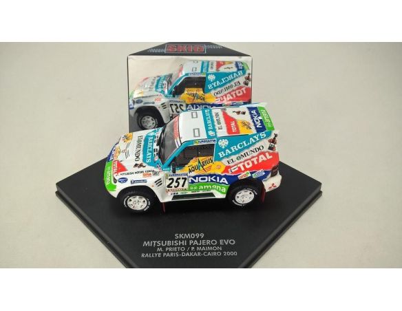 Skidmark M099 MITSUBISHI PAJERO EVO PARIS DAKAR Modellino