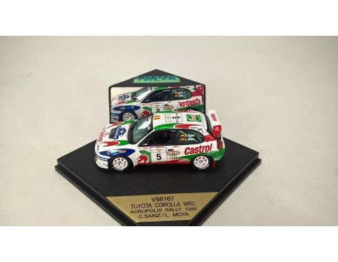 Vitesse V98167 TOYOTA COROLLA WRC C.SAINZ ACROPOLI Modellino