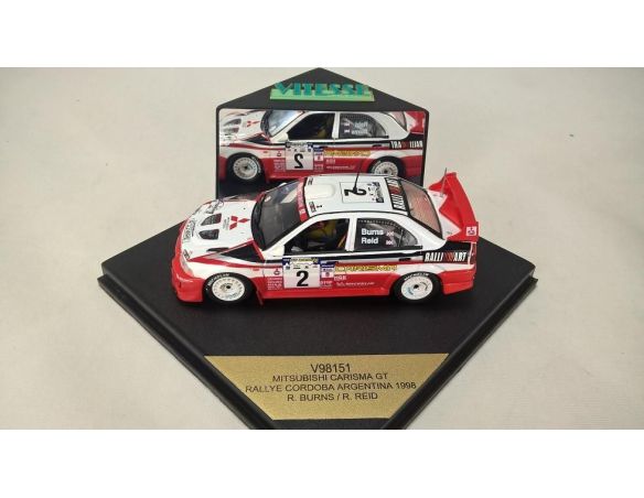 Vitesse V98151 MITSUBISHI CARISMA EV.V RALLY ARGENT Modellino