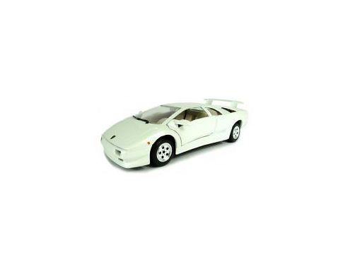 Bburago BU22086W LAMBORGHINI DIABLO 1990 PEARL-WHITE 1:24 Modellino