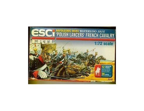 ERTL P218 NAPOLEONIC WARS WATERLOO 1815 - Polish Lancers French Cavalry 1:72 Modellino