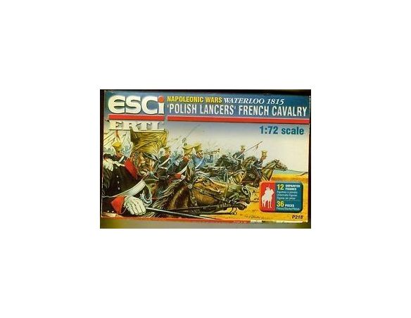 ERTL P218 NAPOLEONIC WARS WATERLOO 1815 - Polish Lancers French Cavalry 1:72 Modellino