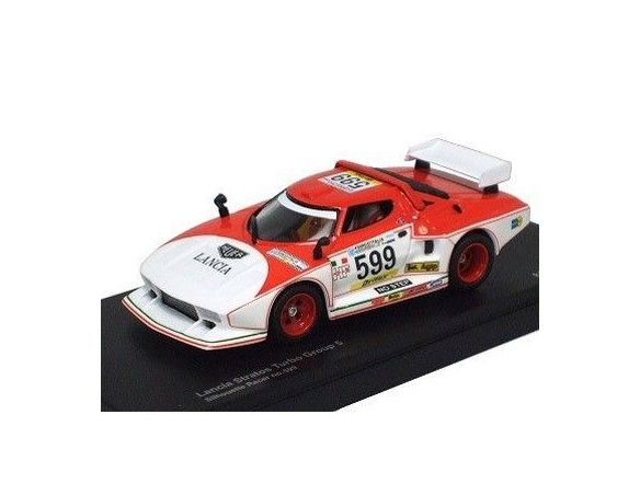 Kyosho KY3141F LANCIA STRATOS N.599 ACCIDENT G.D'ITALIA 1976 PINTO-BERNACCHINI 1:43 Modellino