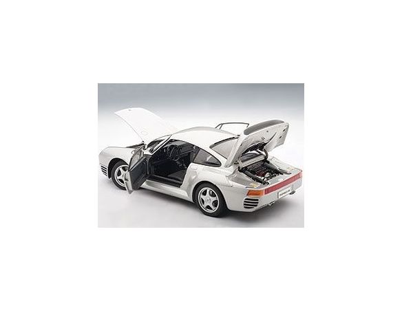 Auto Art / Gateway AA78081 PORSCHE 959 1986 SILVER 1:18 Modellino