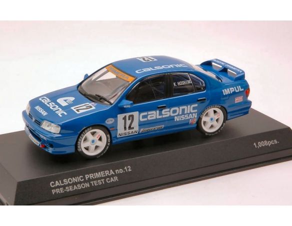 Kyosho KY3312E NISSAN CALSONIC PRIMERA N.12 PRE-SEASON TEST 1:43 Modellino