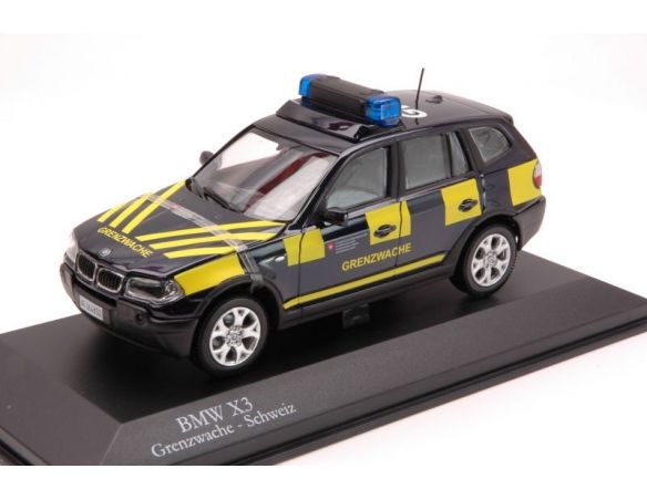 Kyosho KY3522GE BMW X 3 FRONTIERA SVIZZERA/GERM.1:43 Modellino