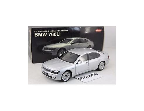 Kyosho KY08572S BMW 760LI SILVER 1:18 Die-Cast Modellino