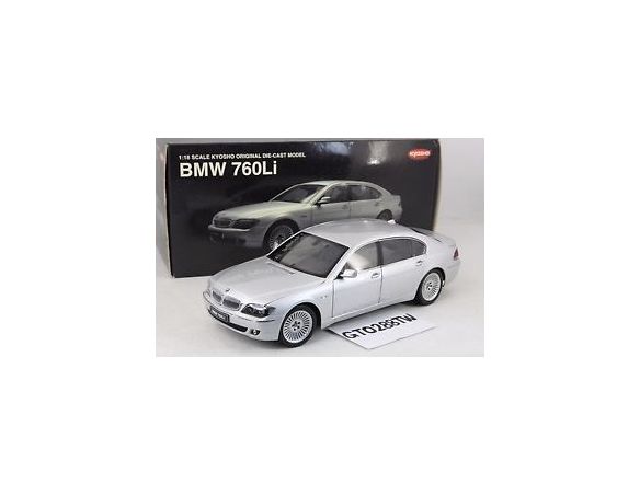 Kyosho KY08572S BMW 760LI SILVER 1:18 Die-Cast Modellino