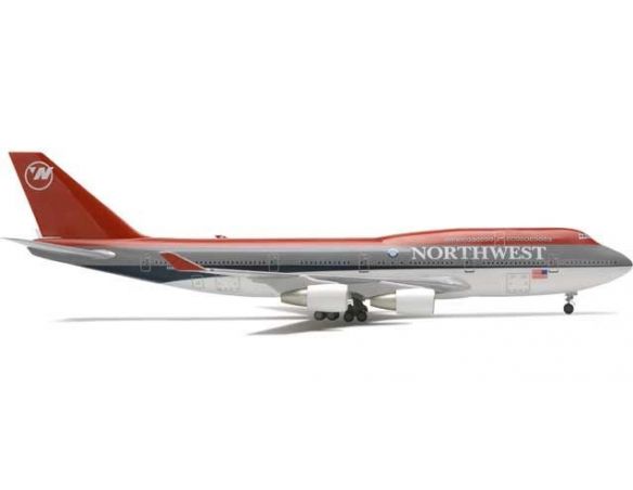 HERPA AEREO NORTHWEST 550178 BOEING 747-400 1/200 Modellino