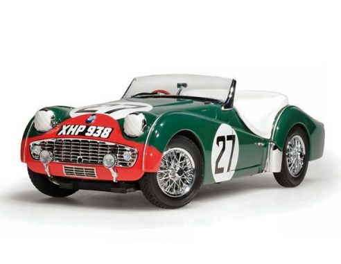 Kyosho KY8033C TRIUMPH TR3S N.27 15th LM 1959 SANDERSON-DUBOIS 1:18 Auto Competizione