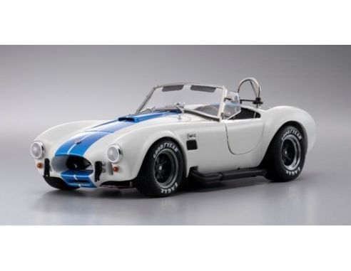 Kyosho KY8045W SHELBY COBRA 427 S/C BIANCA/BLU 1:18 Auto Stradali