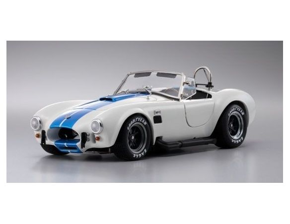 Kyosho KY8045W SHELBY COBRA 427 S/C BIANCA/BLU 1:18 Auto Stradali
