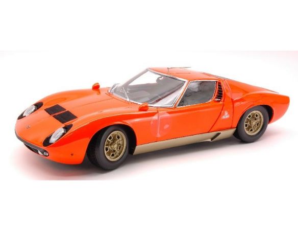 Kyosho KY8312P LAMBORGHINI MIURA P 400 S ORANGE 1:18 Auto Stradali