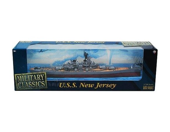 Gearbox Battleship 09002 U.s.s. New Jersey New Bb-62 1:700 Modellino