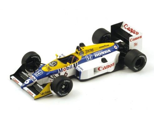 Spark Model S18118 WILLIAMS FW11B N.PIQUET 1987 N.6 JAPANESE GP WORLD CHAMPION 1:18 Modellino