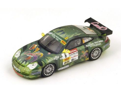 Ixo model SF049 PORSCHE 996 GT3 RS RALLY LYON-CHARBONNIERES 2007 DELECOUR-RONFORT 1:43 Modellino