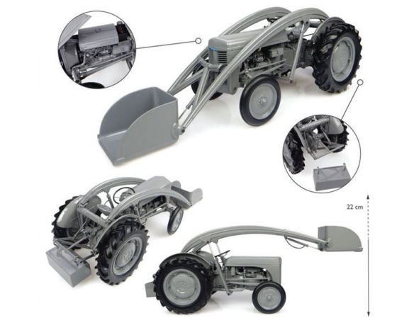 Universal Hobbies UH4171 TRATTORE FERGUSON TEA 20 WITH FRONT LOADER 1947 1:16 Modellino