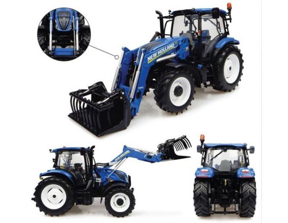 Universal Hobbies UH4956 NEW HOLLAND T6.145 WITH 740 TL LOADER 1:32 Modellino