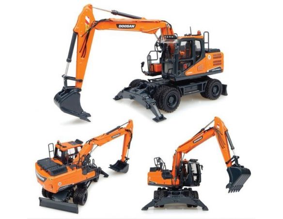 Universal Hobbies UH8108 ESCAVATORE DOOSAN DX140W 1:50 Modellino