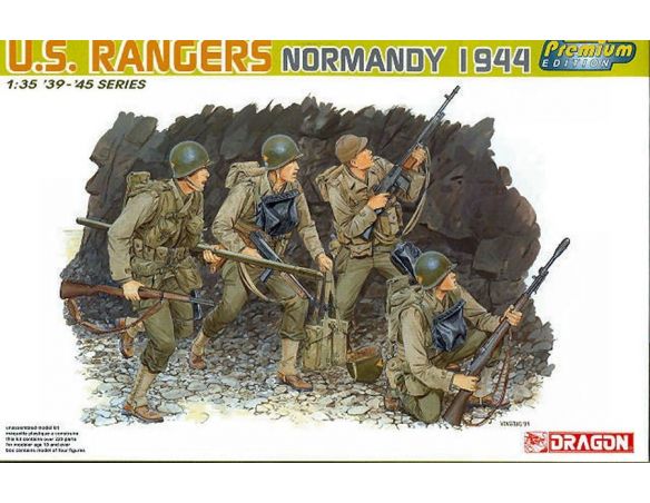 Dragon D6021 U.S. RANGERS (NORMANDY 1944) KIT 1:35 Modellino