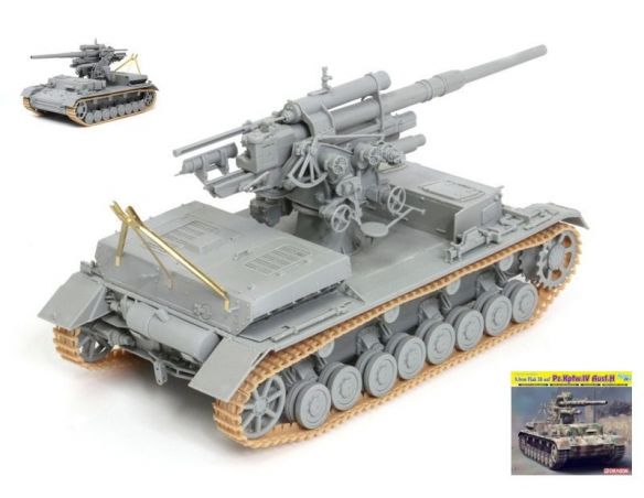 Dragon D6829 FLAK 36 88 mm PZ KPFW IV H KIT 1:35 Modellino