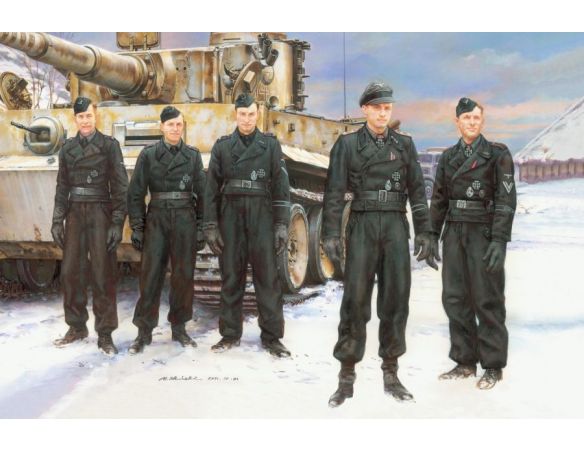 Dragon D6831 WITTMANN'S ACE TIGER CREW KIT 1:35 Modellino