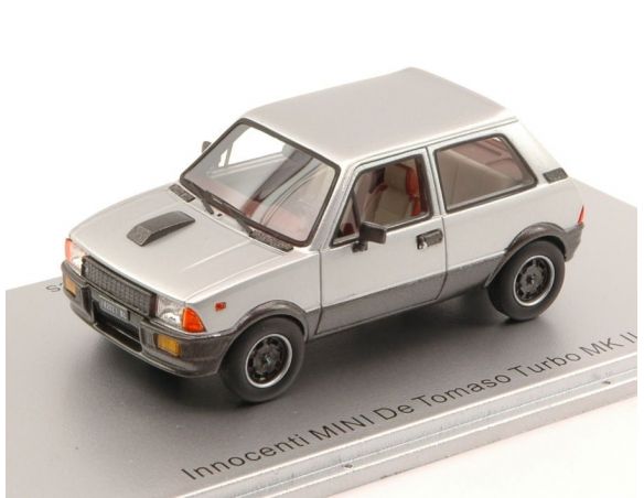 Kess Model KS43012021 INNOCENTI MINI DE TOMASO TURBO MK II 1983 SILVER LIM.PCS 156 1:43 Modellino