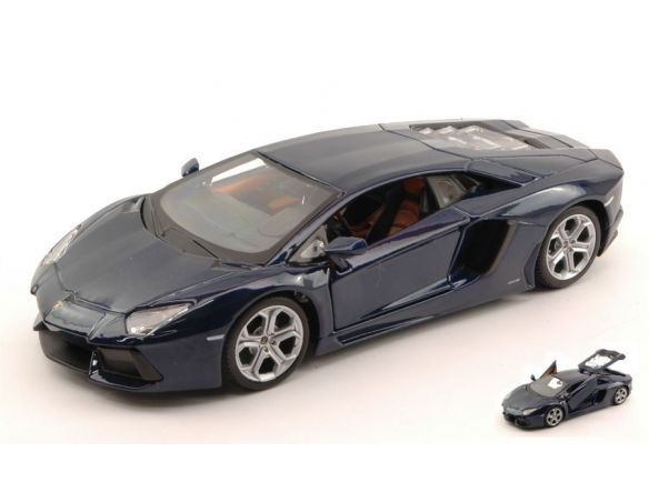 Maisto MI31210BL LAMBORGHINI AVENTADOR LP700-4 2011 BLUE 1:24 Modellino
