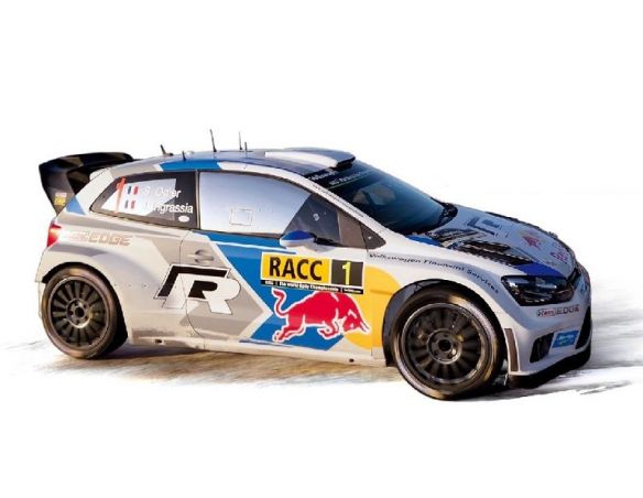Norev NV188477 VW POLO WRC N.1 WINNER SPAIN RALLY 2014 OGIER-INGRASSIA WORLD CHAMP.1:18 Modellino