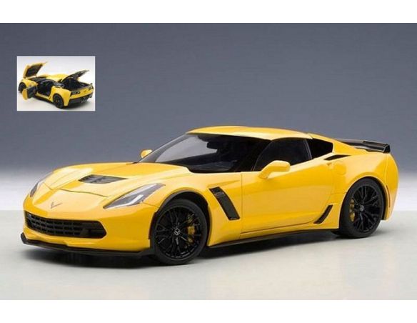Auto Art / Gateway AA71263 CHEVROLET CORVETTE C7 Z06 GIALLO 1:18 Modellino