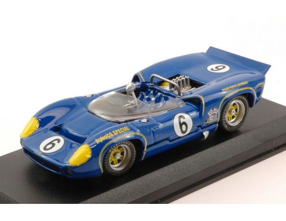 Best Model BT9621 LOLA T 70 MK2 N.6 WINNER CAN AM MOSPORT 1966 MARK DONOHUE 1:43 Modellino